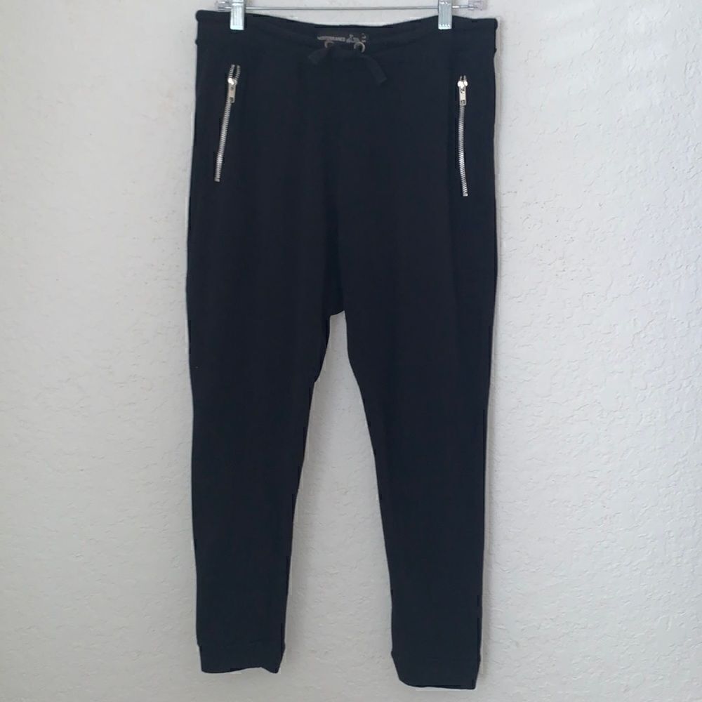 Mediterraneo Girls Black Cotton Blend Jogger Size L